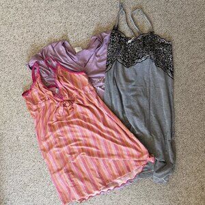 Women’s Nightshirt & Sleepwear Bundle – Size Medium | 3 Pieces